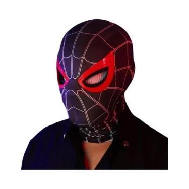 Imagem de Máscara Do Homem-Aranha Com Olhos Móveis, Acessório De Cosplay Elástic