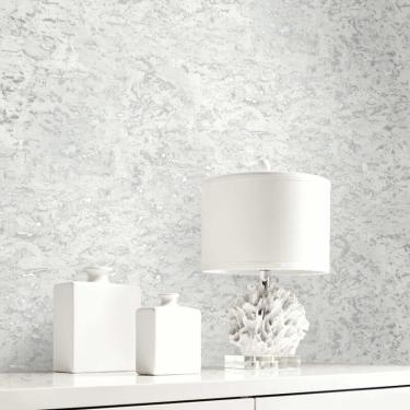 Imagem de Papel de Parede Shimmer Efeito Pedra UK20800 - Rolo: 10m x 0,52m