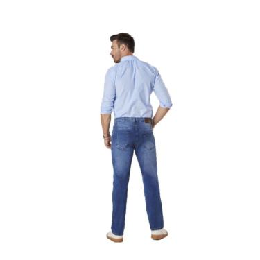 Imagem de Calça Reta Premium Max Denim Masculino - Jeans escuro