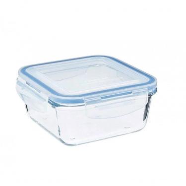 Imagem de Pote Hermetico Quadrado Marmita De Vidro 550 Ml - Mimo