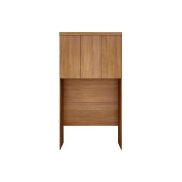 Imagem de Modulado De Quarto Armário Ponte Aéreo Solteiro Rizon C- 3 Portas Freijo Cumaru - Novo Horizonte