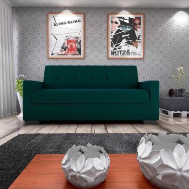 Imagem de Sofá Cama 3 Lugares Reclinável Casal Premium 2,03 Larg Lavinia Matrix Suede Petróleo