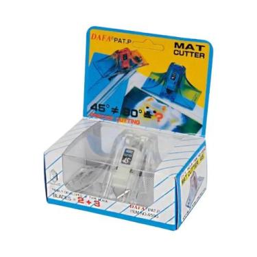 Imagem de Estilete De Corte Em Ângulo De 45 E 90 Graus Com 2 Lâminas E 3 Lâminas