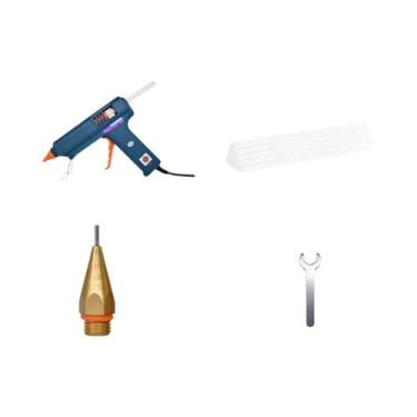 Imagem de Pistola De Cola Quente 150W Com Controle De Temperatura, Bastões De Co