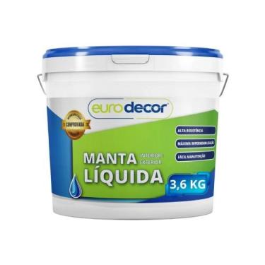 Imagem de Manta Líquida Eurodecor 3,6Kg Impermeabilizante para Interior e Exteri