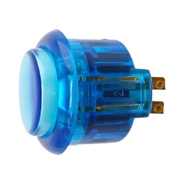 Imagem de Botão De Luz LED Iluminado De 30mm Em Plástico Transparente Para Máqui