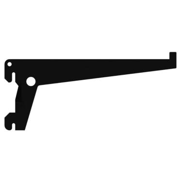 Imagem de Suporte Simples Em Aço Para Prateleiras 35cm Preto - Ss35-pr - Multivisão