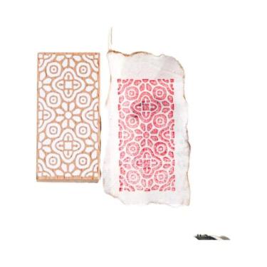 Imagem de Carimbo De Madeira Com Estampa De Flor Para Scrapbooking, Artesanato, 