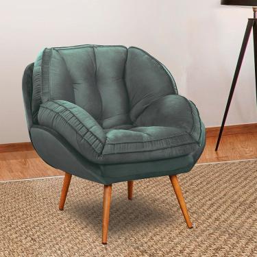 Imagem de Poltrona Evora em Madeira Eucalipto Movellu Home