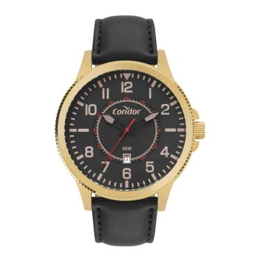 Imagem de Relógio Condor Masculino Ref: Co2115Nbm/3P Casual Dourado