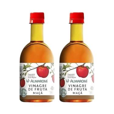 Imagem de Kit Vinagre De Maçã 4% Acidez - Almaromi 2 Unidades 400ml