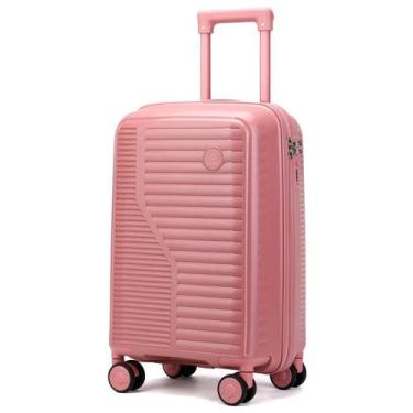 Imagem de Mala De Bordo 10Kg Polipropileno Inquebrável Monaco Rosé - Dermond