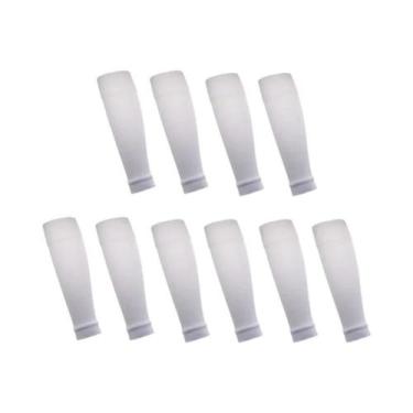 Imagem de 5 pares novas meias de futebol caneleiras capa de perna homens mulhere