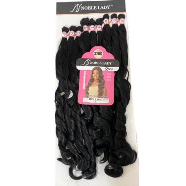 Imagem de Cabelo Ondulado Entrelace Fibra Bio Proteína Super Natural 80cm - bble