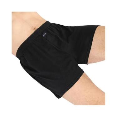 Imagem de Cuecas Boxer Masculinas De Algodão Respirável Com Cintura Alta, Ajuste