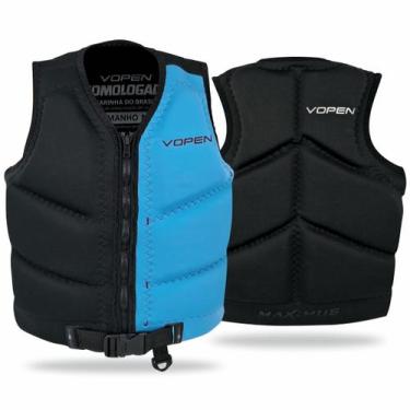 Imagem de Colete Salva Vidas Homologado Neoprene Maximus MXS22 - Vopen, Azul, G1