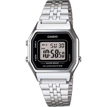 Imagem de Relógio Casio Feminino Digital Vintage Prata La680wa-1Df