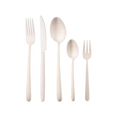 Imagem de Faqueiro Viena Wolff 30 peças Champanhe Luxo Jantar Completo, Champanh