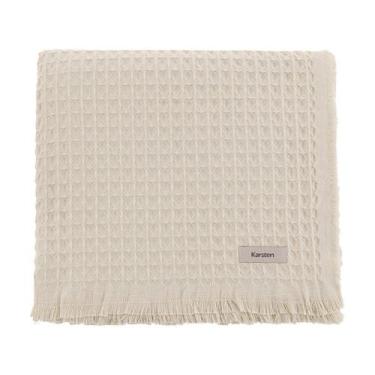 Imagem de Manta Para Sofá Tricot 2x1,5 Gigante Grossa 100 Algodão Denver Karsten