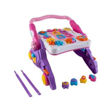 Imagem de Andador Infantil 4 Em 1 Para Bebê Educativo 3006 Maral Rosa - Maral - 
