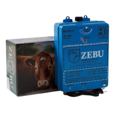 Imagem de Eletrificador Elétrico de Cercas Grandes Propriedades Até 130.000m ZK200 Bivolt - Zebu 3649-8
