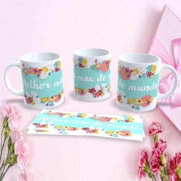 Imagem de Caneca Porcelana 325ML Estampa 27 Personalizada Dia das Mães Presente 