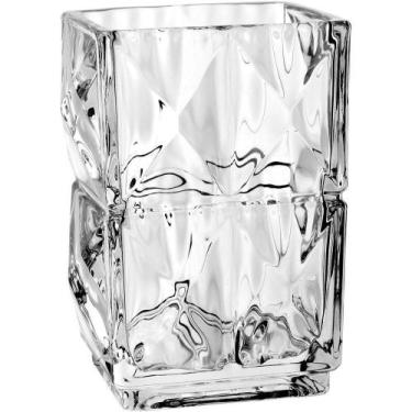 Imagem de Vaso Decorativo Enfeite Casa Retangular Home&co Eco Crystal 13x9x9cm T