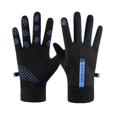 Imagem de Luvas Térmicas De Ciclismo Femininas Em Fleece Para Inverno, Resistent