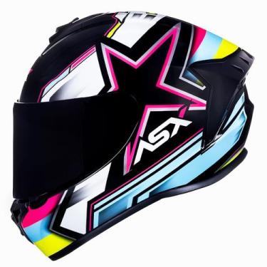 Imagem de Capacete ASX Draken Pilot Preto Colors - Axxis, 58