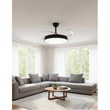 Imagem de Ventilador De Teto Plafon Led Air Lite Retrátil Com Controle Remoto Il