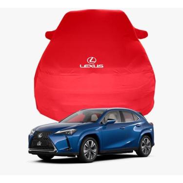 Imagem de Capa de Carro Lexus UX Tecido  Lycra Premium - Cadilhe Capas, Vermelho