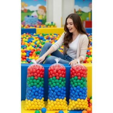 Imagem de 2x 100 Bolinhas Coloridas 76mm: Diversão Segura e Durável! - Congratul