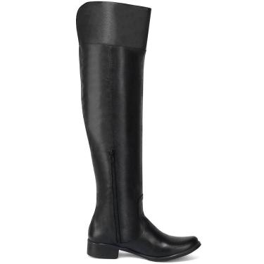 Imagem de Bota Feminina Over The Knee Cano Longo em Couro