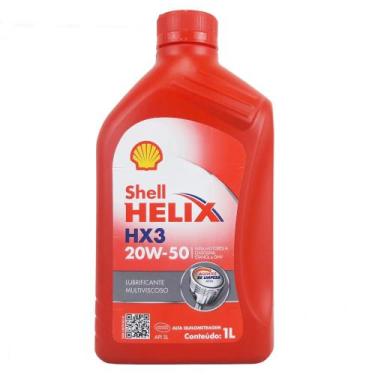 Imagem de Óleo Lubrificante do Motor Shell Helix HX3 20W50 API SL Mineral 1L