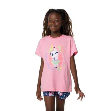 Imagem de Pijama Manga Curta Algodão Menina Teen Unicórnio Encantado - Puket, 14