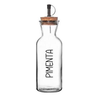 Imagem de Galheteiro Vidro e Cortiça (500 ml) Pimenta - Lyor, Pimenta