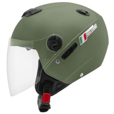 Imagem de Capacete New Atomic Elite Moto Aberto Pro Tork Feminino Masculino Segu