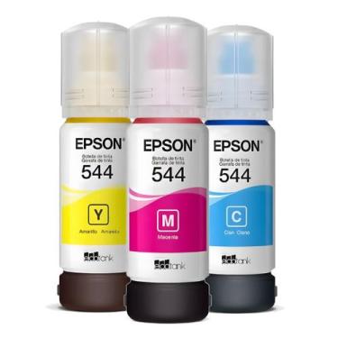 Imagem de Kit 3 Tinta Original Epson L3150 T544