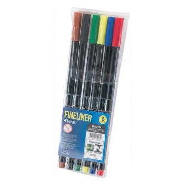 Imagem de Marcador Brush Ponta Dupla Premium 12 Cores Lettering Profissional - F