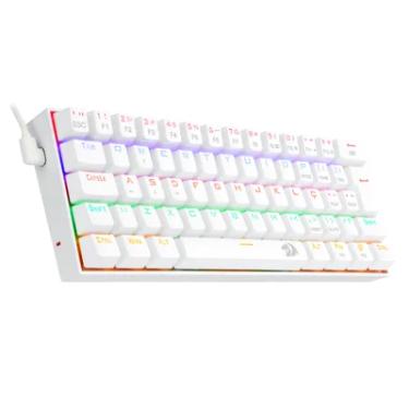 Imagem de Teclado Mecânico Gamer Redragon Lakshmi, LED Rainbow, Switch Azul, Rollover N-Key, Doub...