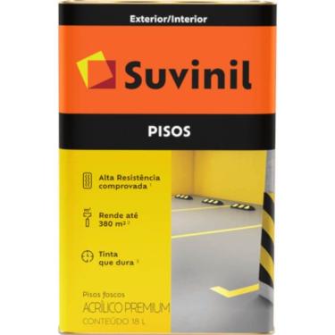 Imagem de Tinta Acrílico Premium para Cimentos e Pisos 18 Litros Preto - 53418791 - SUVINIL