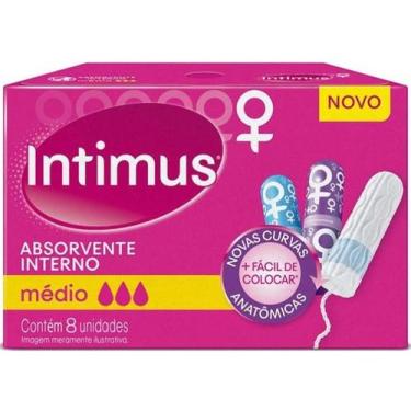 Imagem de Absorvente interno Intimus curvas anatômicas, Médio