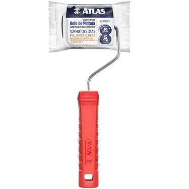 Imagem de Rolo de Pintura Anti Respiro 5cm AT773-5 para Tintas Acrílica Látex e Esmalte Pincéis A...