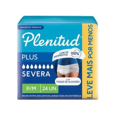 Imagem de Roupa Íntima Adulto Plenitud Plus Pants P/M com 24 unidades, 24 Unidad