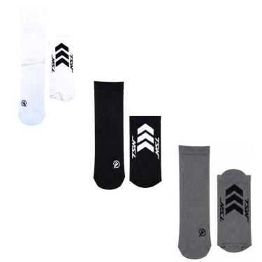 Imagem de Par de Meias Socks Ride Ciclismo Tam 39/43 Antibacterial Suave Compressão Tsw