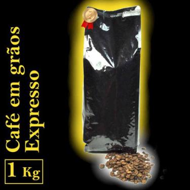 Imagem de Café em Grãos Espresso 1 kg para máquina de café Expresso - Cafeeira