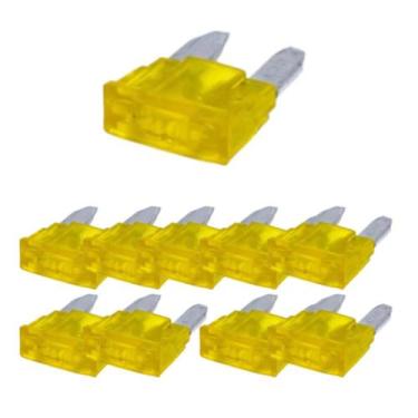Imagem de Kit 10 fusivel lamina mini automotivo 20 a - COMPELL