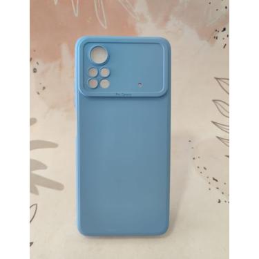 Imagem de Capa Capinha Case Silicone Compatível Xiaomi Poco  X4 Pro - Inova, Azu