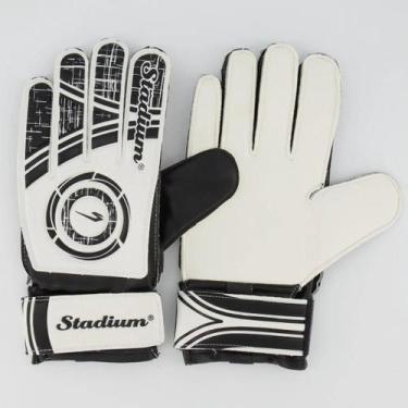 Imagem de Luva De Goleiro Stadium Adulto Campo Matrix, Branco, Preto, 10, Mascul