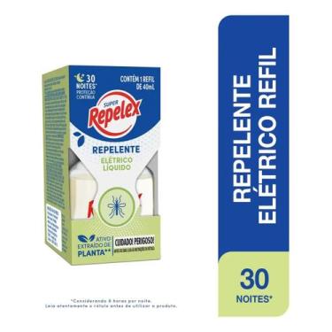 Imagem de Repelente Líquido Elétrico Repelex 30 Noites 40ml Refil